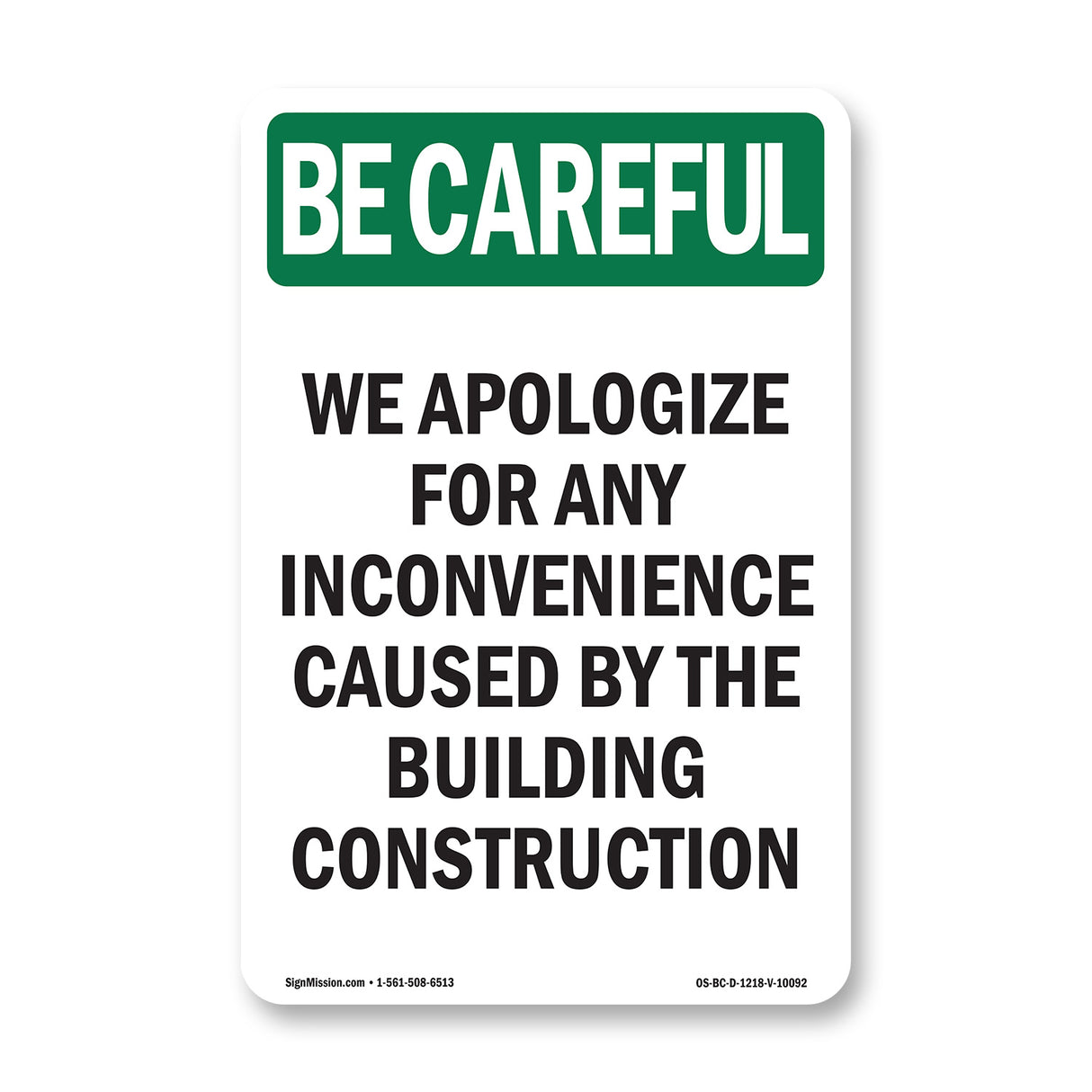 We Apologize For Building Construction