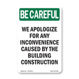We Apologize For Building Construction