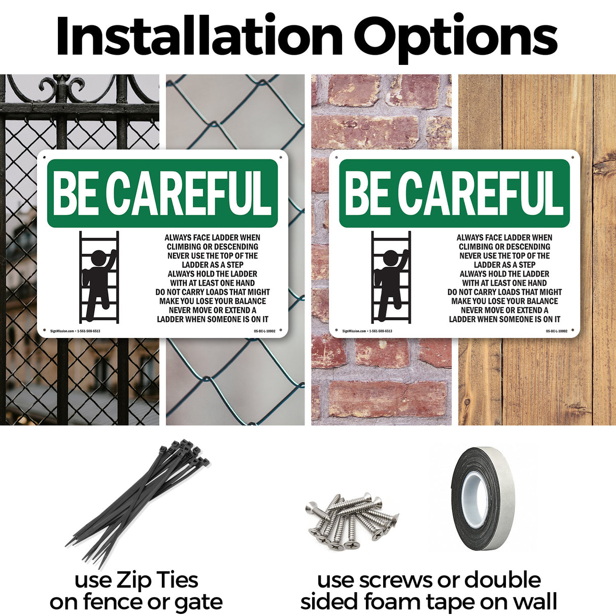 Always Face Ladder Safety Bilingual