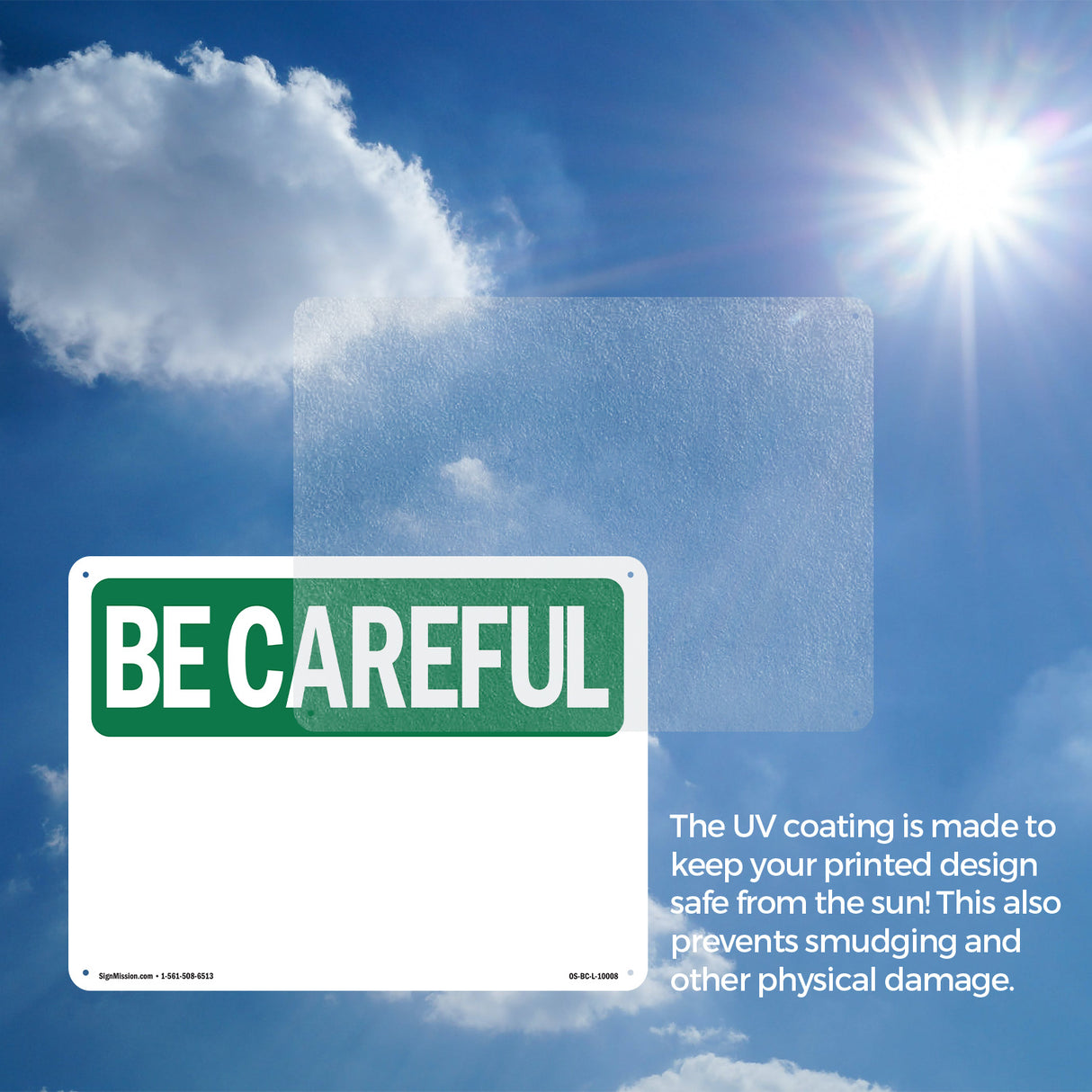 Be Careful Blank Write-On