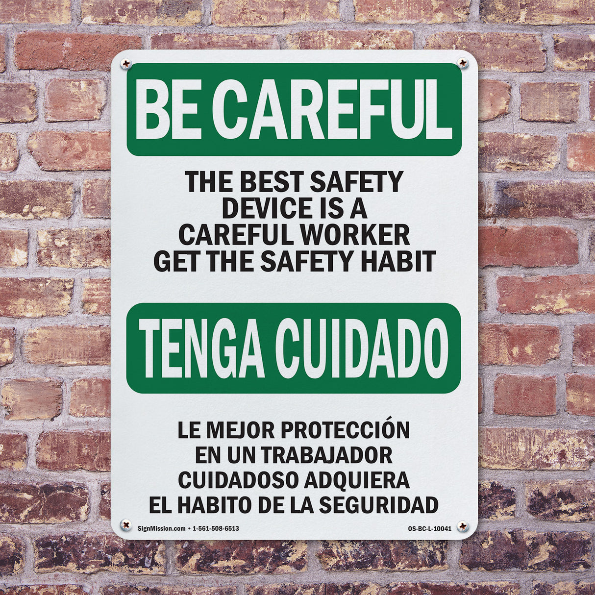 Safety Device Careful Worker