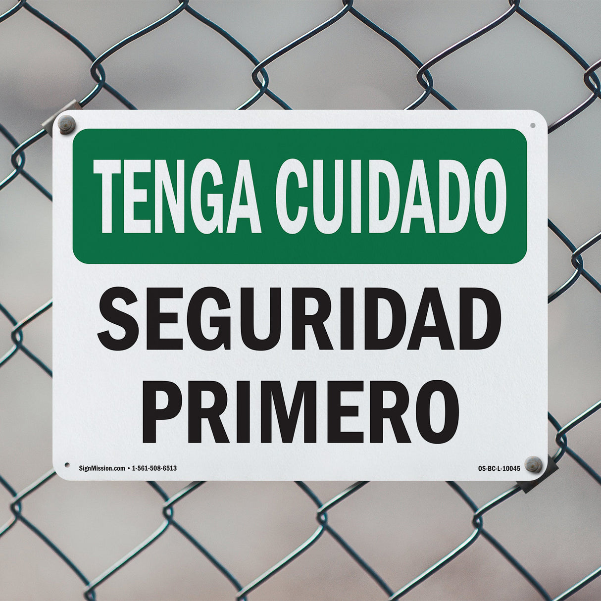 OSHA BE CAREFUL Sign -