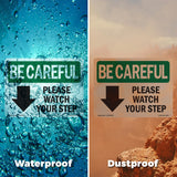 Please Watch Your Step [Down Arrow] With Symbol