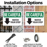 Watch Your Step [Down Arrow] With Symbol