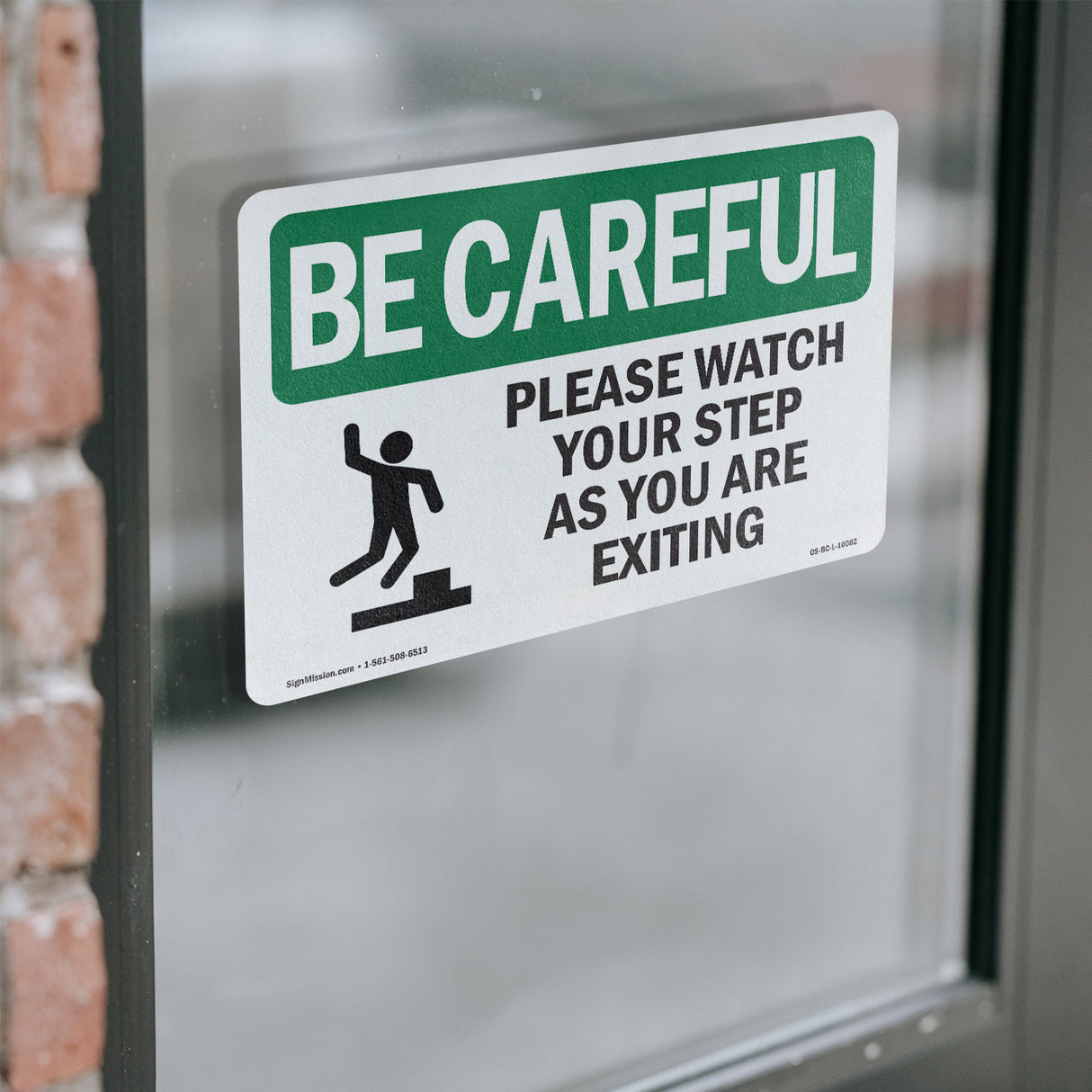 Please Watch Your Step As You Are Exiting With Symbol