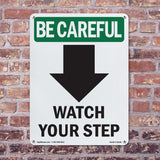 Watch Your Step [Down Arrow] With Symbol
