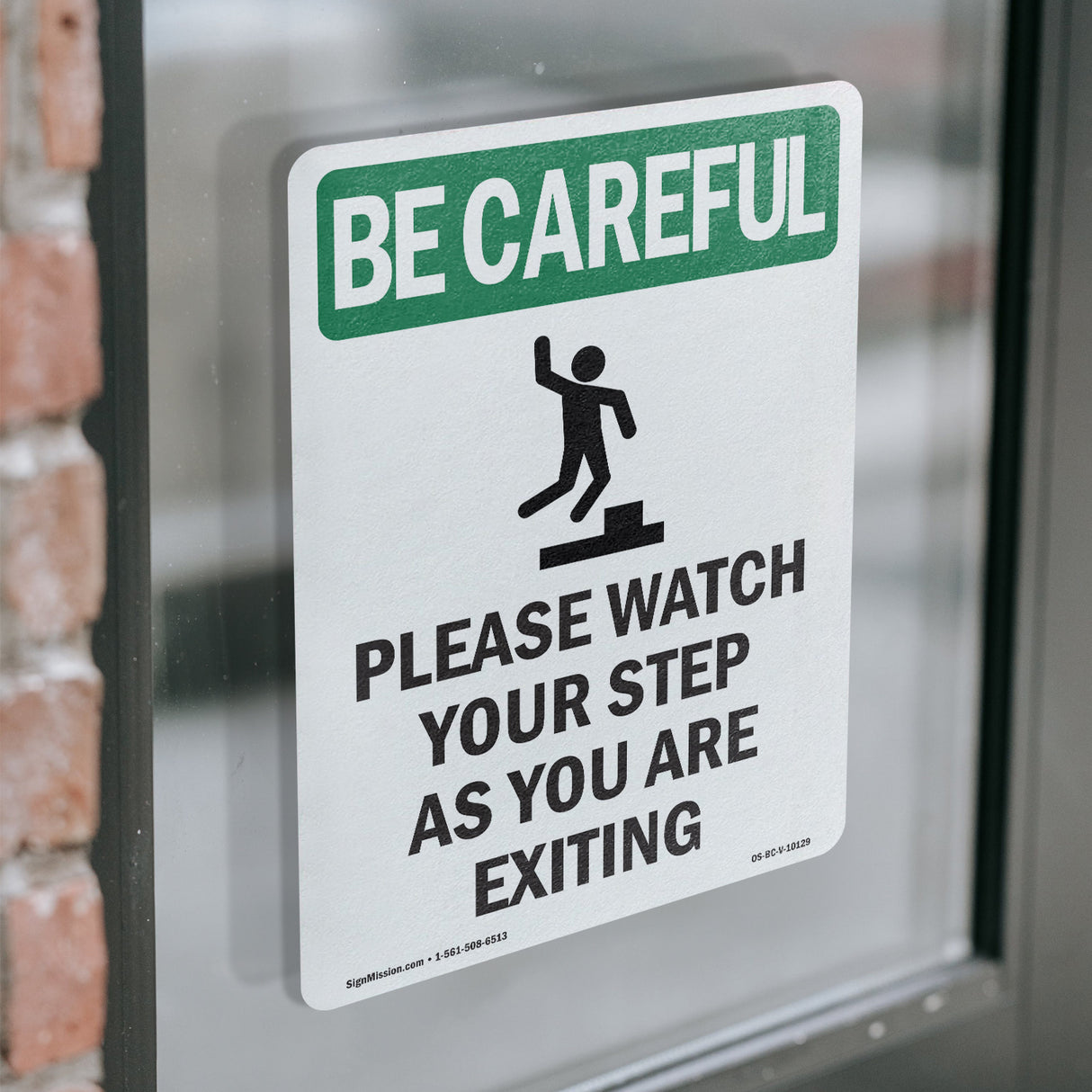 Please Watch Your Step As You Are Exiting With Symbol