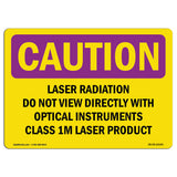 Laser Radiation Do Not View Directly With