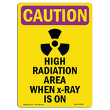 High Radiation Area X-Ray Is On