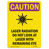 Laser Radiation Do Not Look With Symbol