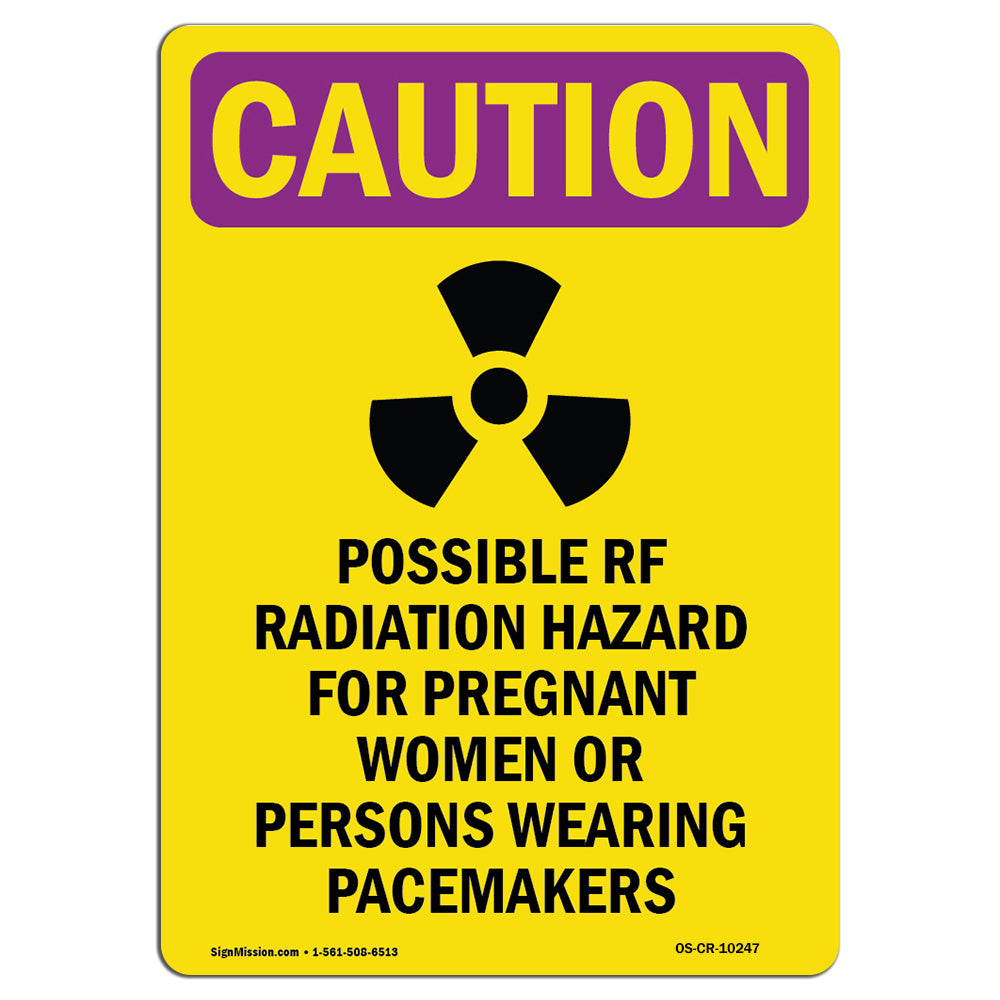 Possible RF Radiation Hazard With Symbol