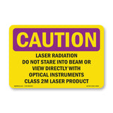 Laser Radiation Do Not Stare Into Beam Or