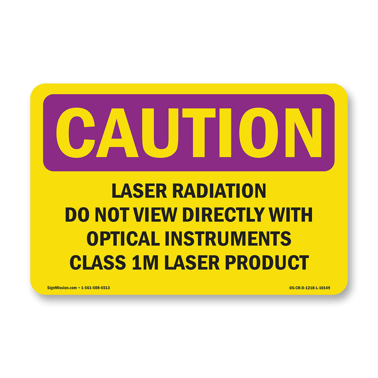 Laser Radiation Do Not View Directly With