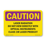 Laser Radiation Do Not View Directly With