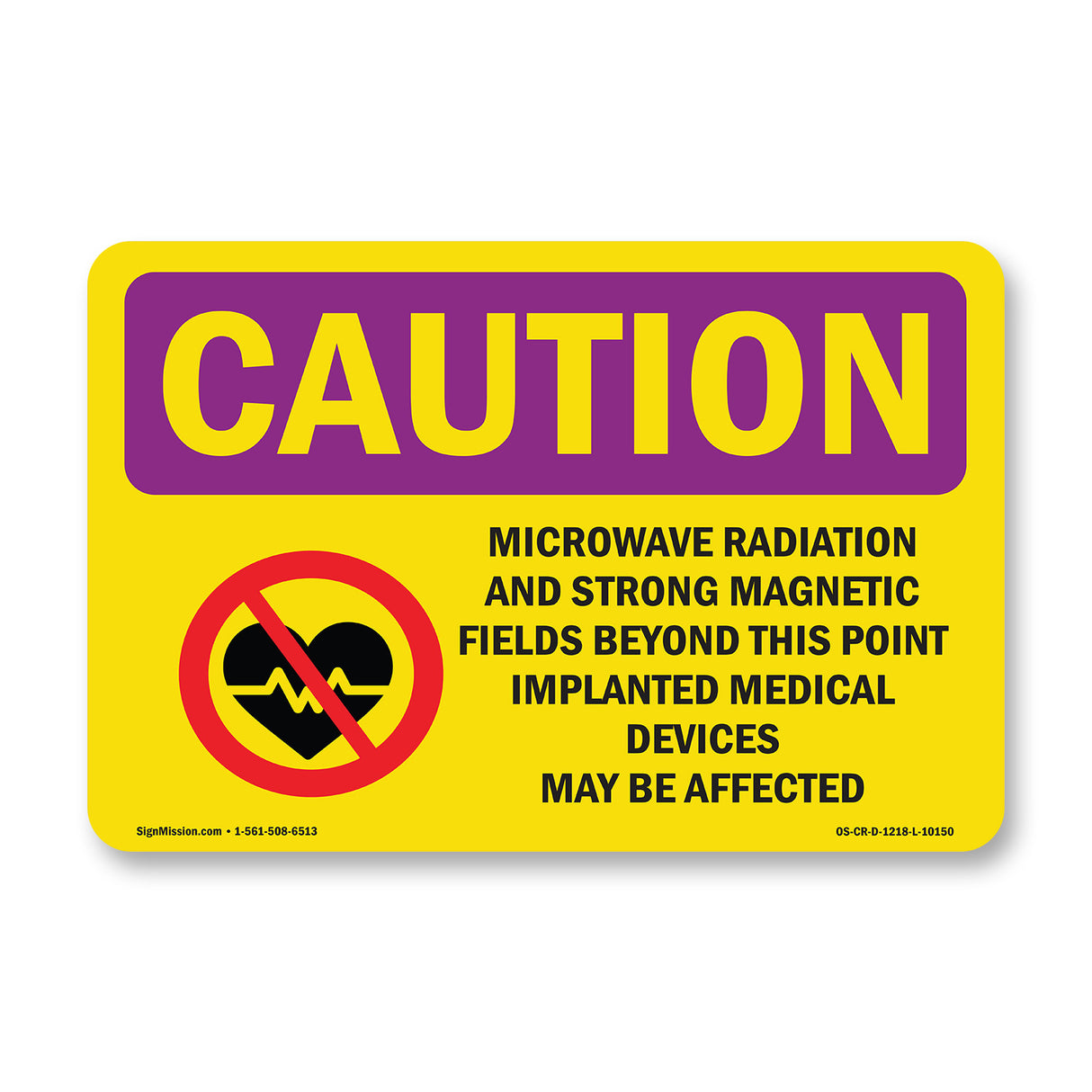 Microwave Radiation And Strong With Symbol