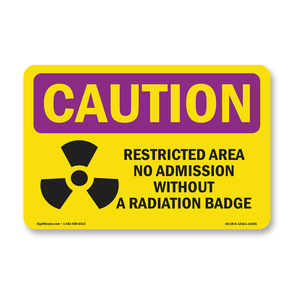 Restricted Area Radiation Badge