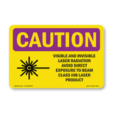 Visible And Invisible Laser With Symbol