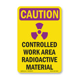 Controlled Work Area Radioactive