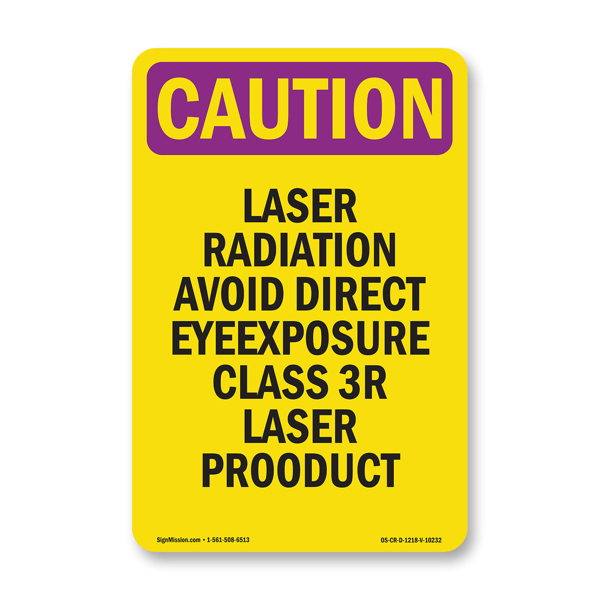 Laser Radiation Avoid Direct Eye Exposure