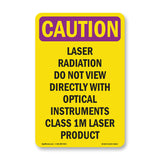 Laser Radiation Do Not View Directly With
