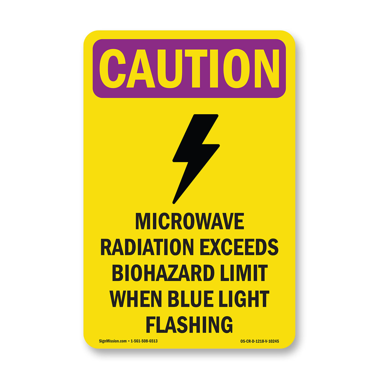 Microwave Radiation Blue Light