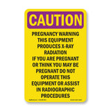 Pregnancy Warning This Equipment Produces