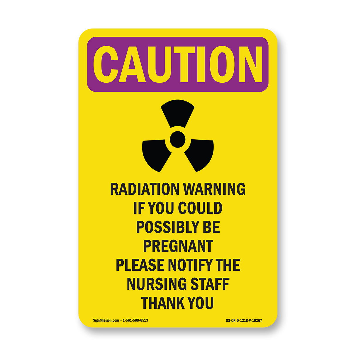 Radiation Warning If You Could With Symbol