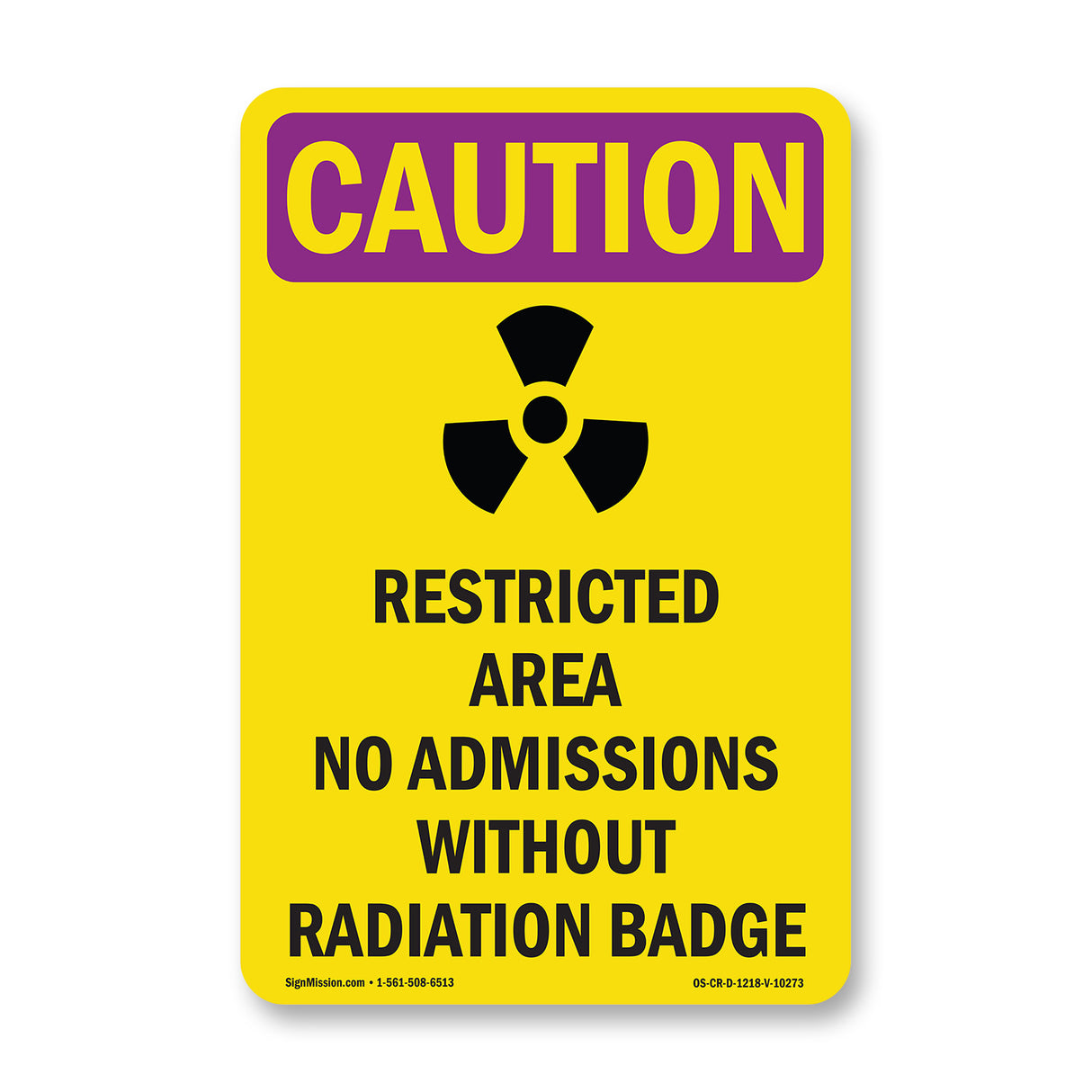 Restricted Area Radiation Badge