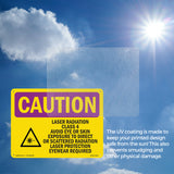 Laser Radiation Class 4 Avoid With Symbol