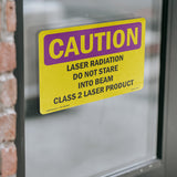 Laser Radiation Do Not Stare Into Beam Class