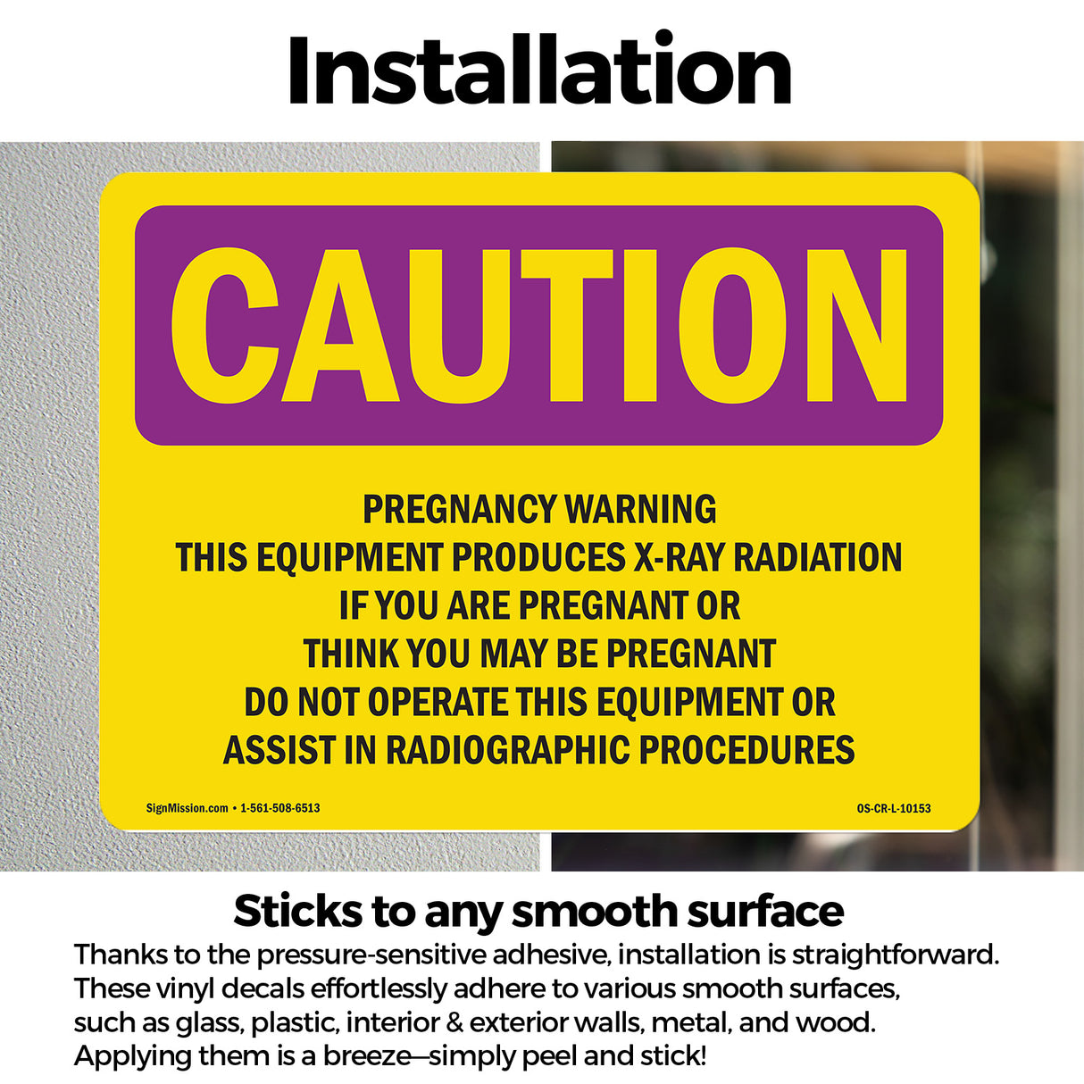 Pregnancy Warning This Equipment Produces