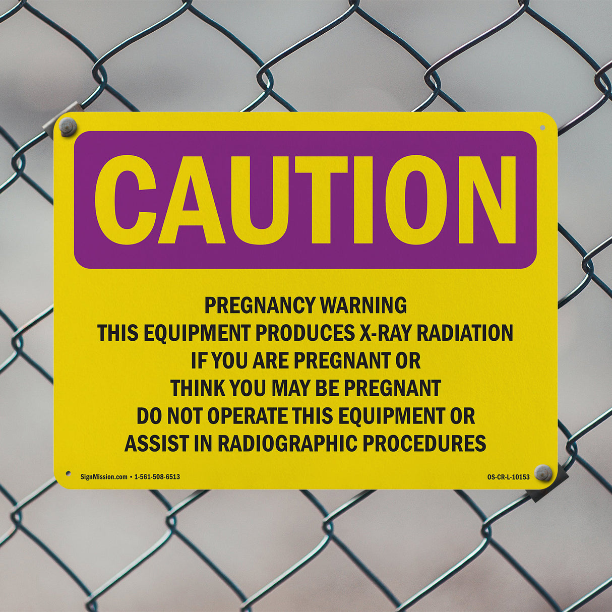Pregnancy Warning This Equipment Produces