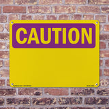 Caution Blank Write-On