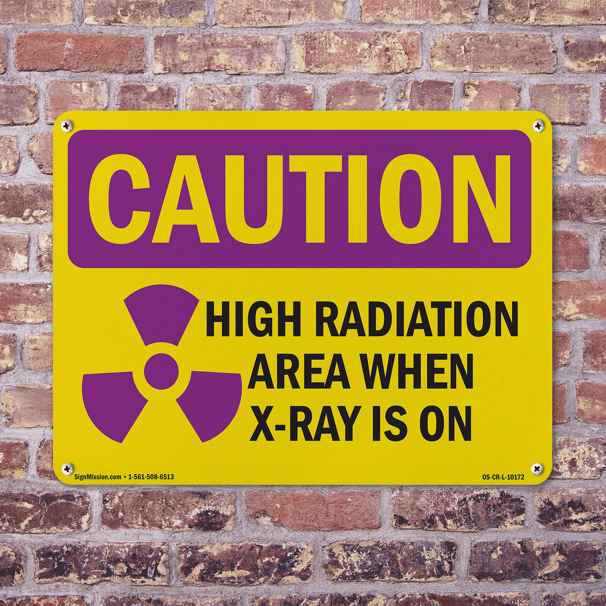 High Radiation Area X-Ray Is On
