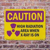 High Radiation Area X-Ray Is On