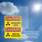 Radiation Area Spanish
