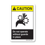 Do Not Operate Without Guards In Place