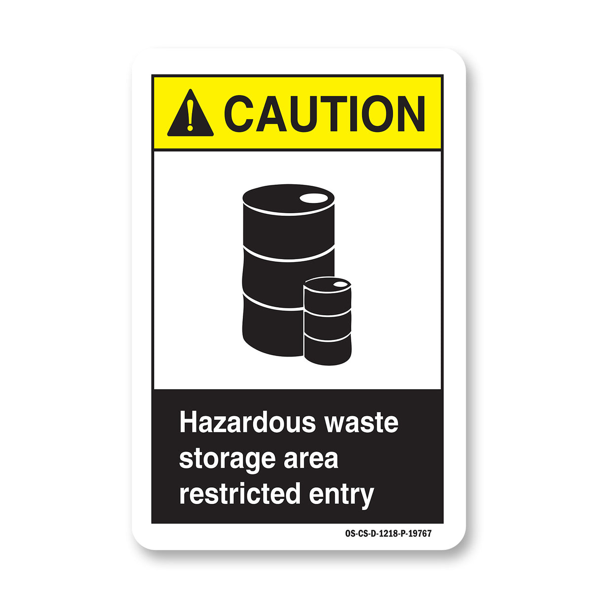 Hazardous Waste Storage Area Restricted Entry