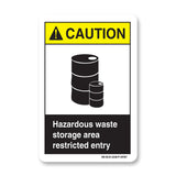 Hazardous Waste Storage Area Restricted Entry