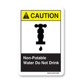 Non-Potable Water Do Not Drink