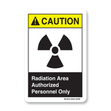 Radiation Area Authorized Personnel Only