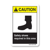 Safety Shoes Required In This Area