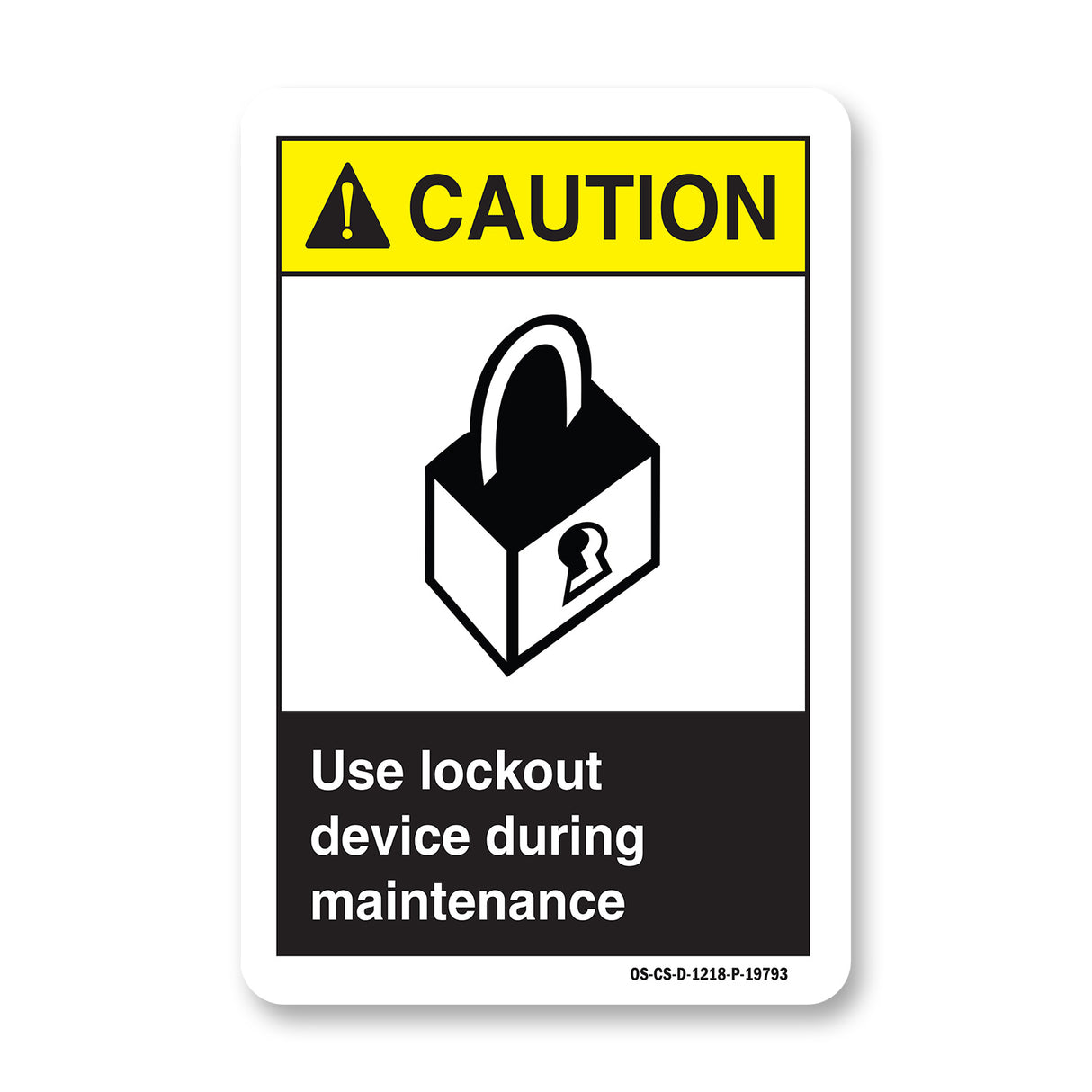 Use Lockout Device During Maintenance