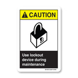 Use Lockout Device During Maintenance