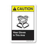 Wear Gloves In This Area