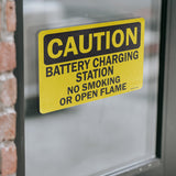 Battery Charging Station No Smoking Or Open Flames