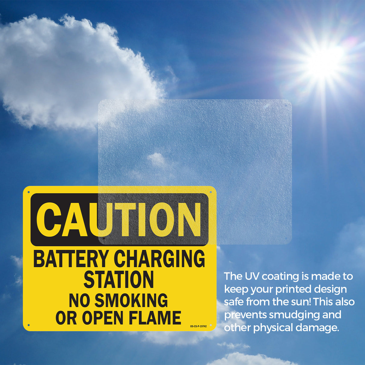 Battery Charging Station No Smoking Or Open Flames