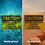 Battery Charging Station No Smoking Or Open Flames