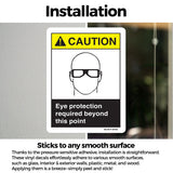 Eye Protection Required Beyond This Point