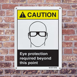 Eye Protection Required Beyond This Point